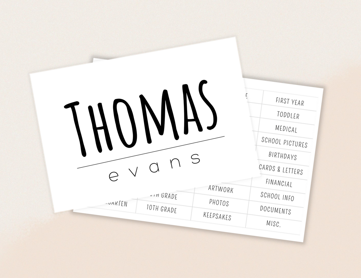 Milestone Labels – The Forever Files