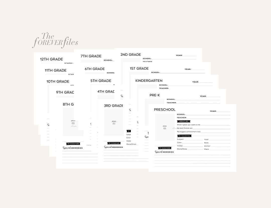 School Interview Sheets